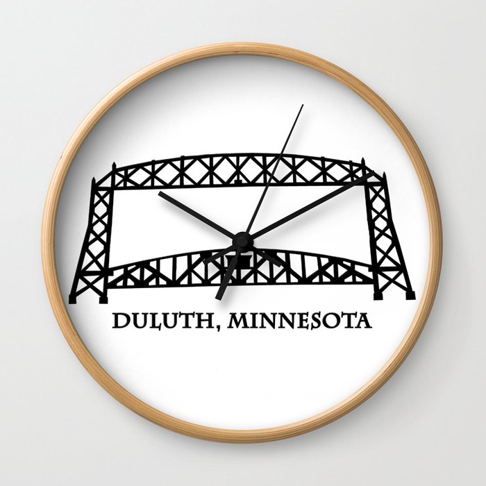 Duluth, MN Aerial Lift Bridge Wall Clock