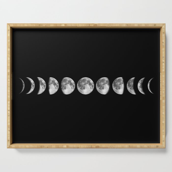 moon phases Serving Tray