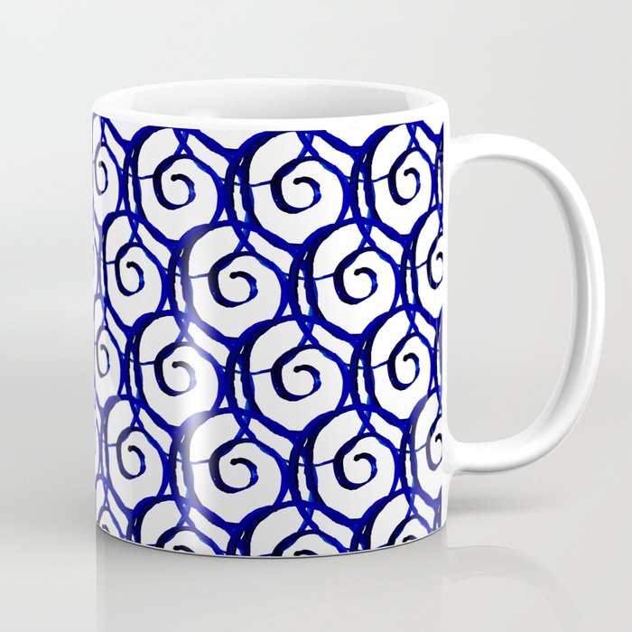 Shibori Curly Coffee Mug