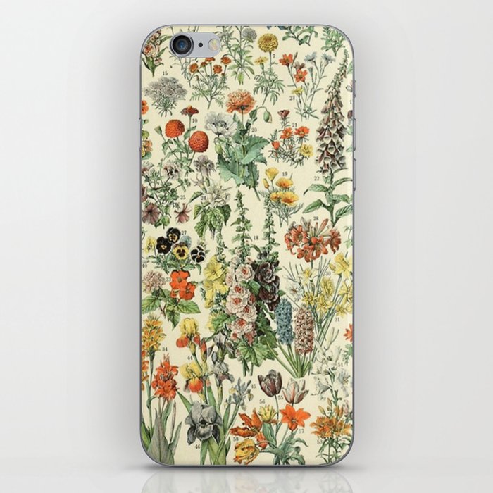 Adolphe Millot Vintage Fleurs Flower 1909 iPhone Skin