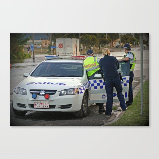 Didn't we just say no Entry? Canvas Print