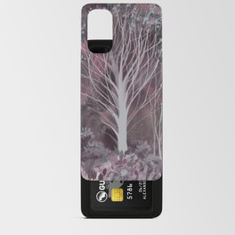 Tree with a purple background Android Card Case