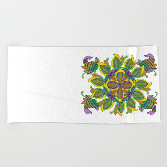 Geometric Shape Series - Circle Beach Towel