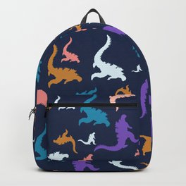 godzilla pattern 02 Backpack