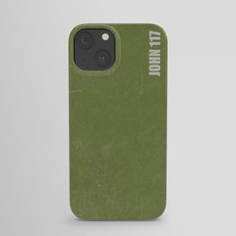 Halo Infinite Master Chief Mjolnir Armor Texture with John 117 Stencil iPhone Case