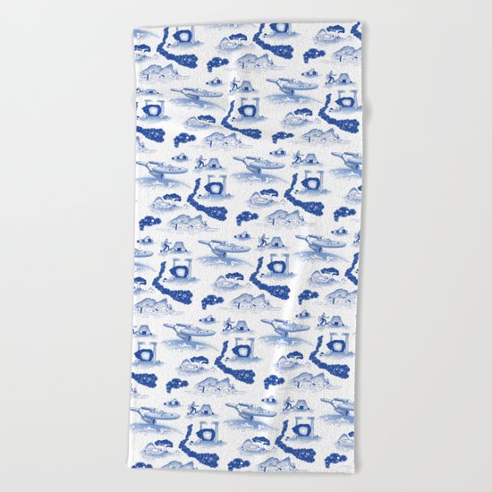 Pop Porcelain- Final Frontier Beach Towel