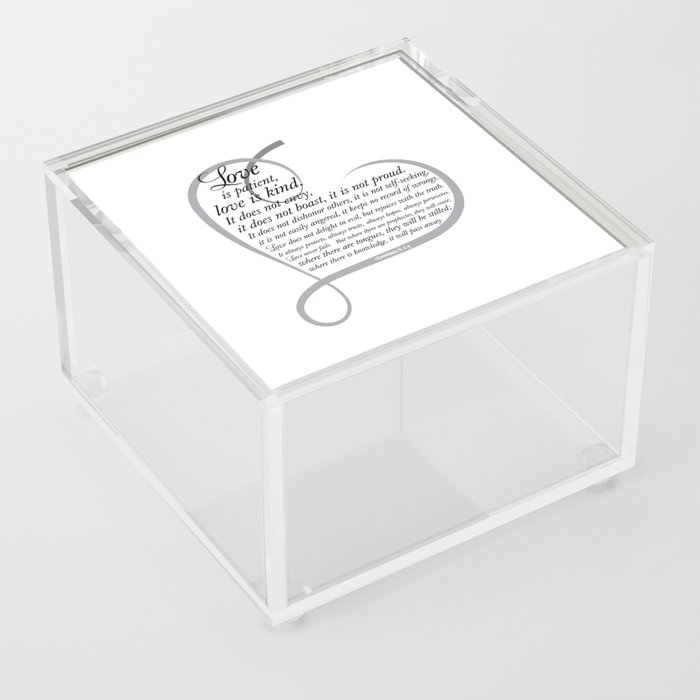 Love is the Message Acrylic Box