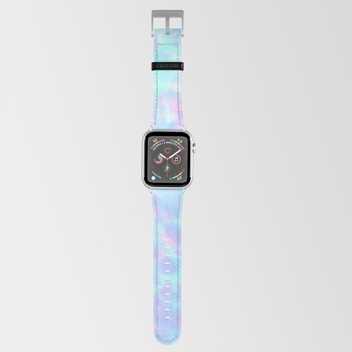 Lavender Purple & Aqua Blue Tie-dye Apple Watch Band