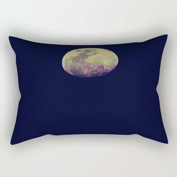 Two Stars and a Moon Rectangular Pillow
