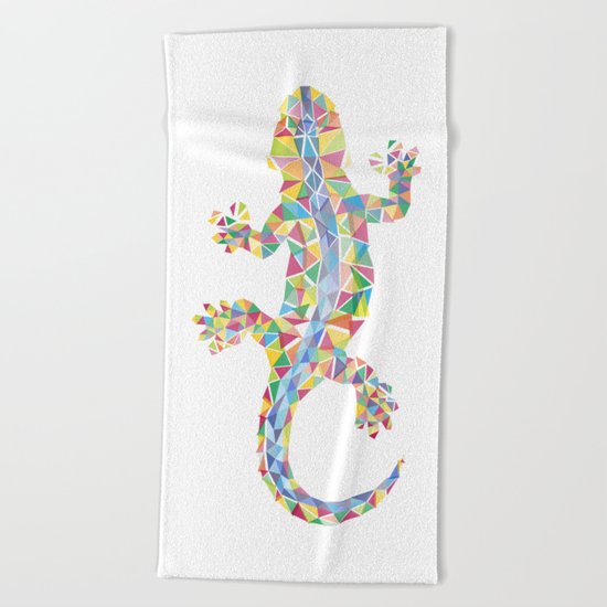 Barcelona Lizard Beach Towel