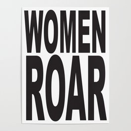 WOMEN ROAR Pop Art Poster | Roarpopart, Pattern, Womenmarch, Womenroar, Popart, Graphicdesign, Brucebaker, Artdeco, Abstractart, Roar 