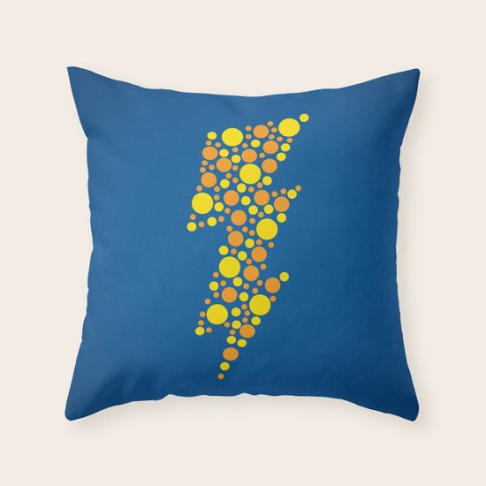 Lightning Throw Pillow