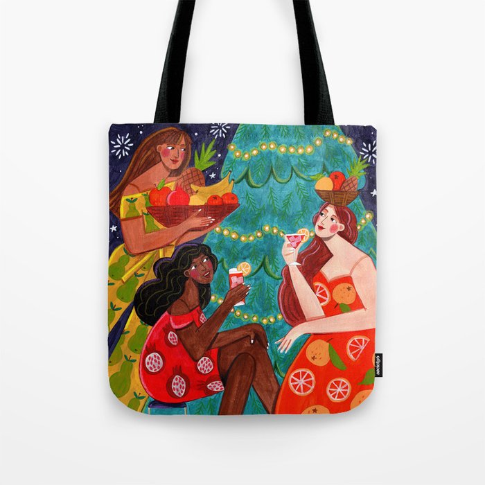Festive fruit women Tote Bag