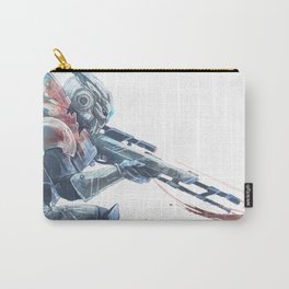 Archangel Vakarian Carry-All Pouch | Painting, Sci-Fi, Digital 