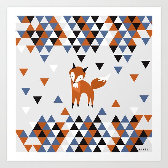 Fox Art Print