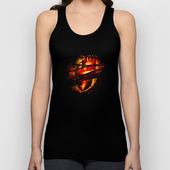 Heart Of Fire Unisex Tank Top By Lightningarts Society6
