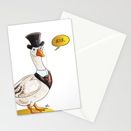 Goose in a Hat Stationery Cards