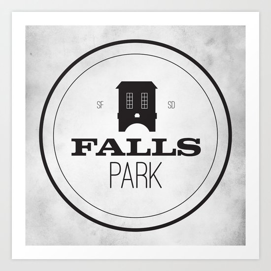 Falls Park Art Print