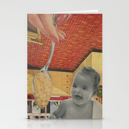 Baby Food Stationery Cards