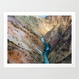 The scenic route Art Print