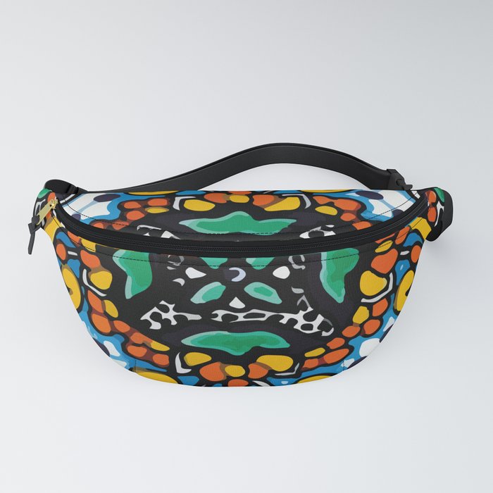 Mexican baroque talavera tile hand painted home design Fanny Pack