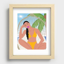 BeachBabe Recessed Framed Print