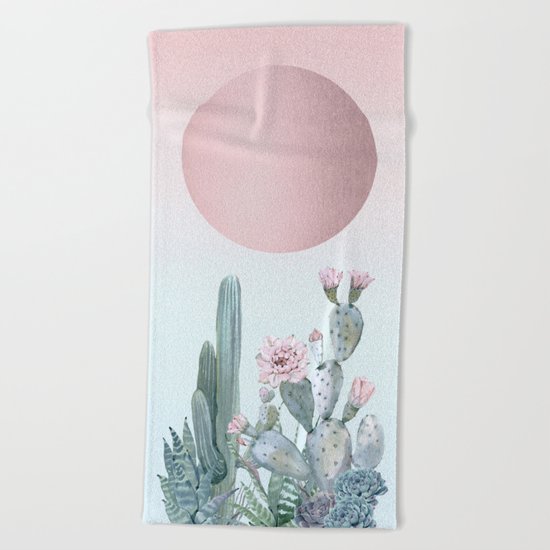 Desert Sunset by Nature Magick Beach Towel