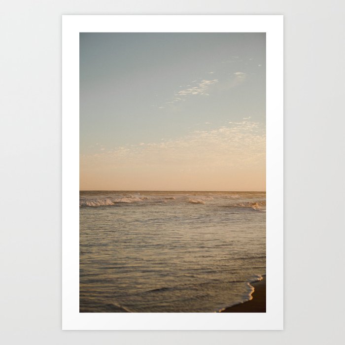 Beach Sunset in Newport Beach Art Print