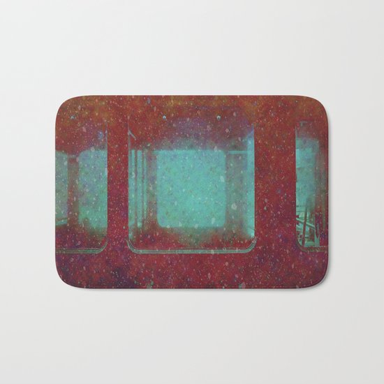 Into the City, Structure Windows Grunge Bath Mat
