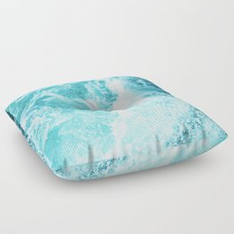 Perfect Sea Waves Floor Pillow