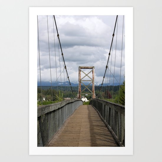 Across the Bridge and Beyond Art Print