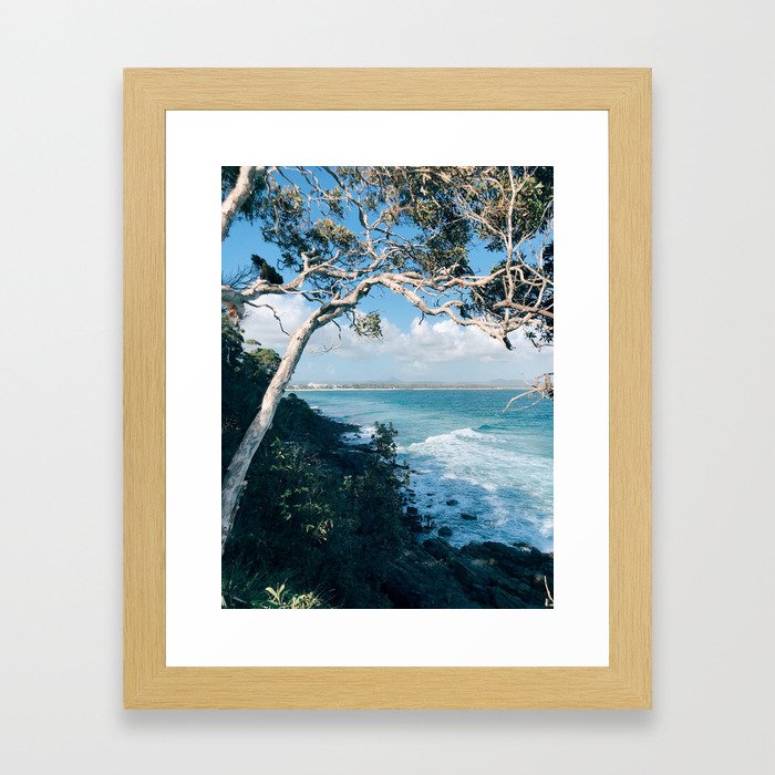 Canopy for a Coastline Framed Art Print