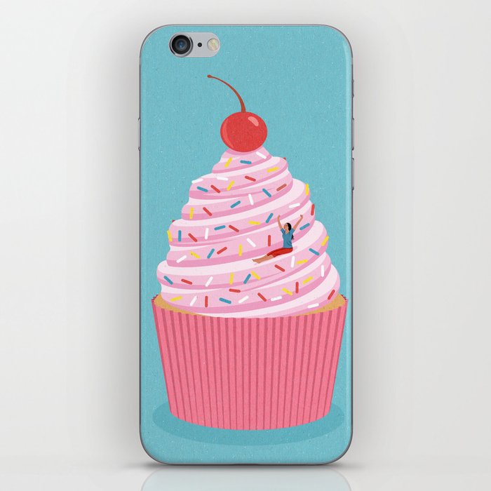 Cupcake slide iPhone Skin