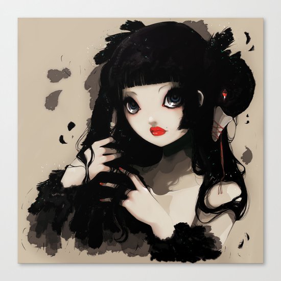 L'Oiseau silence Canvas Print