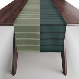 Color Block Lines XXXIX Table Runner