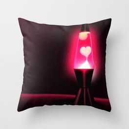 Lava Lamp Love Throw Pillow