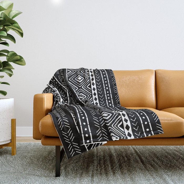 Mudcloth throw sales