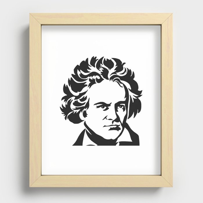 Beethoven Recessed Framed Print