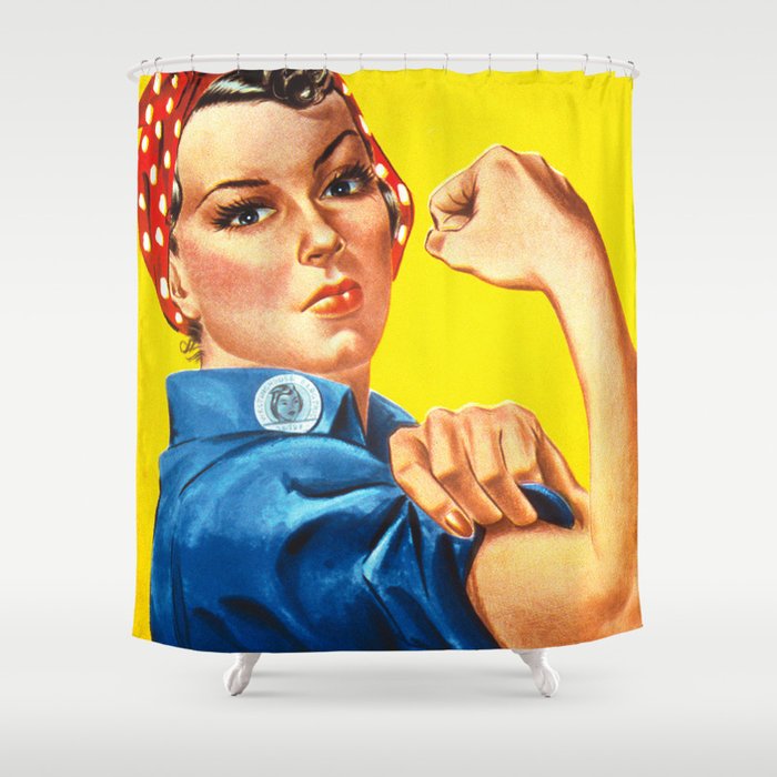 We can do it! Shower Curtain