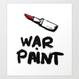 War Paint Art Print