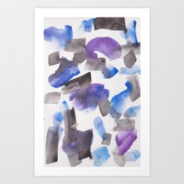 11  | 1903019 Watercolour Abstract Painting Art Print