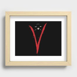 V for Vendett (e6) Recessed Framed Print