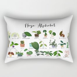 Hoya Alphabet  Rectangular Pillow