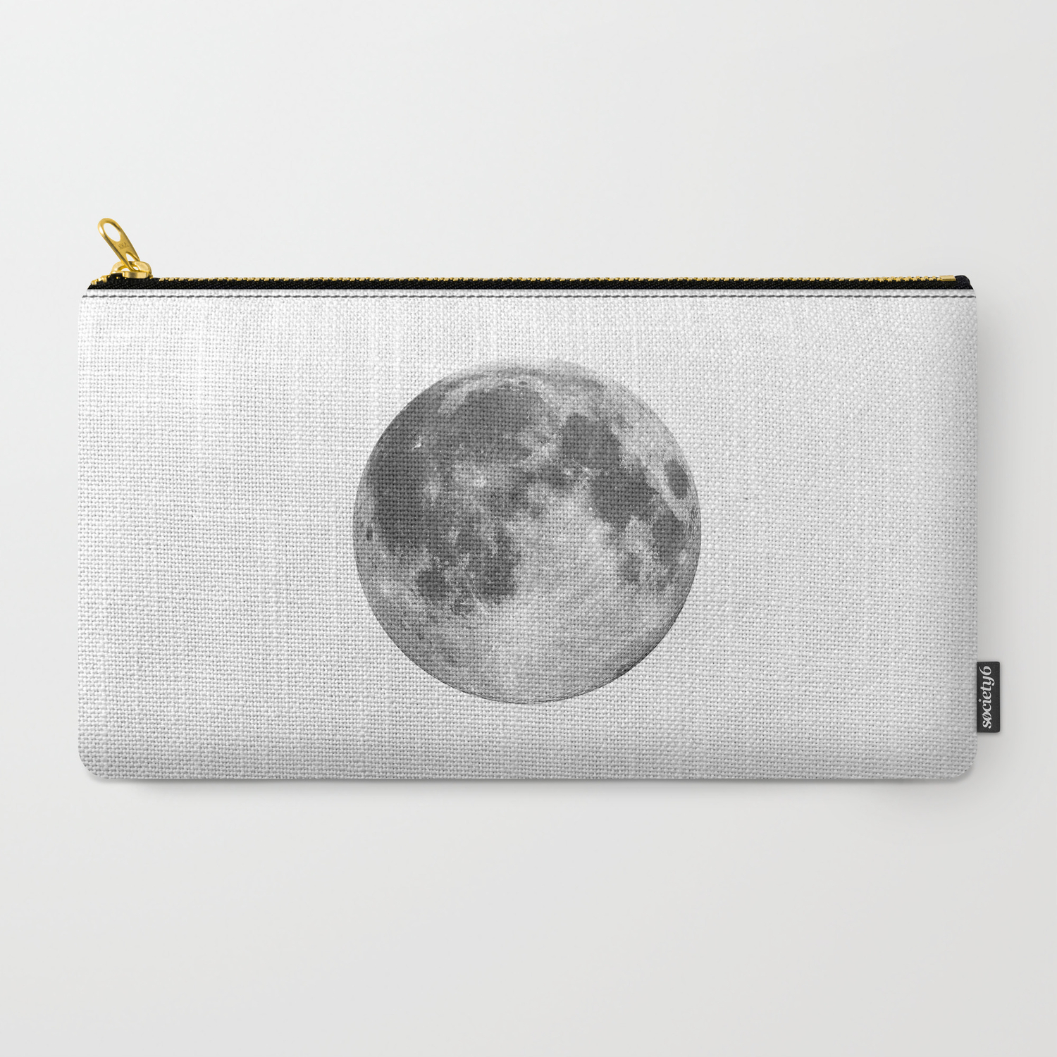 Full Moon Phase Print Black White Monochrome New Lunar Eclipse Poster Home Bedroom Wall Decor Tasche