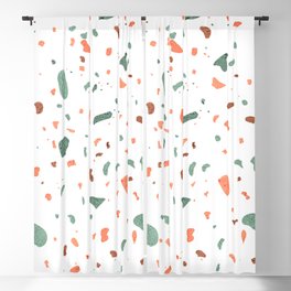 Terrazzo - Rust & Sage Blackout Curtain