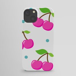 PINK CHERRIES iPhone Case