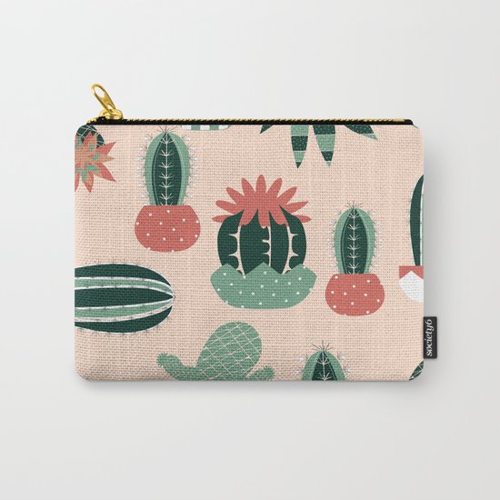 Succulents Carry-All Pouch