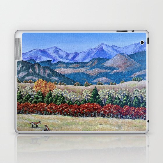 Foxes On The Foothills Laptop & iPad Skin