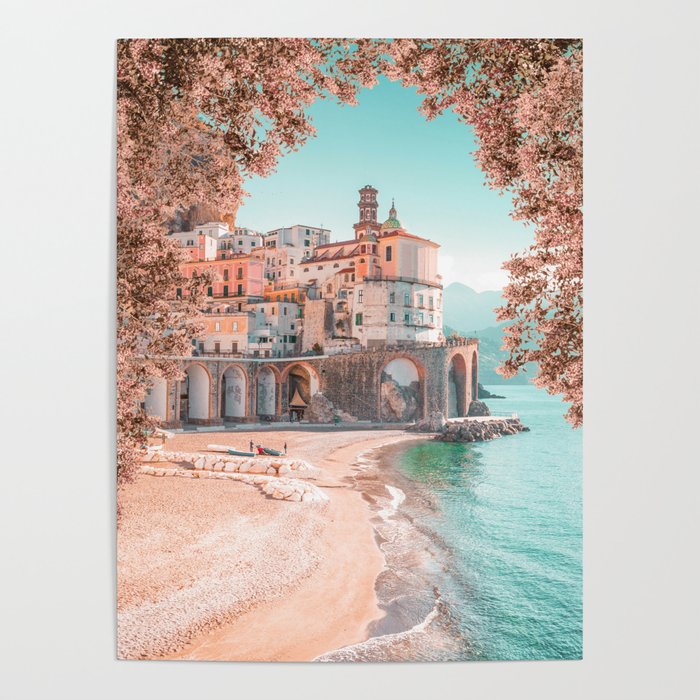Positano, Italy Summer Paradise Poster