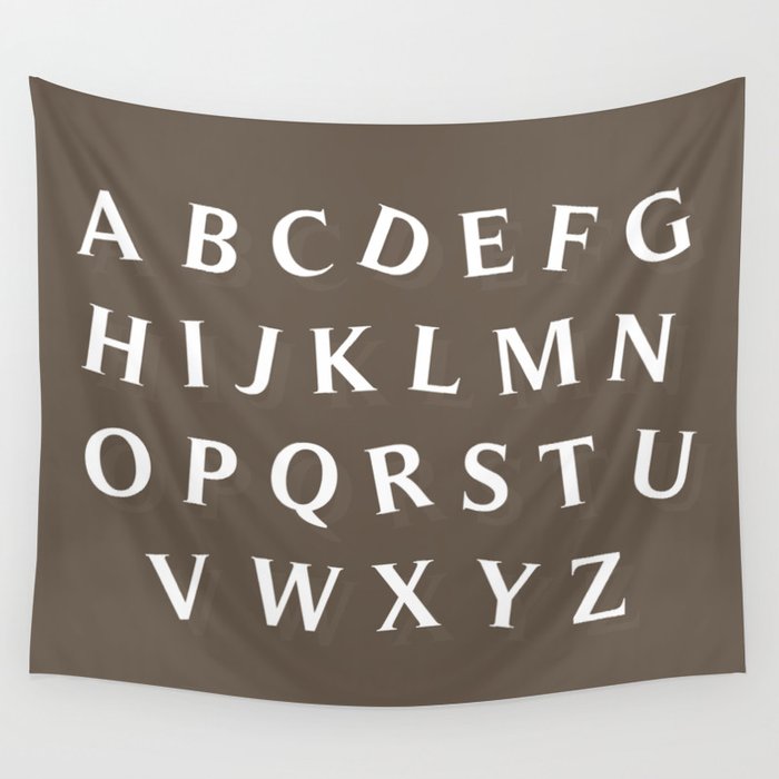 LETTERS (TEACH) Wall Tapestry
